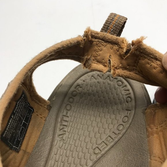 Keen Newport H2 Mens 12 Brown Leather Hiking Trail Water Beach Sandals Shoes
